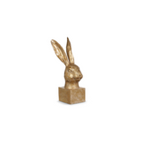 Gold Rabbit Bust