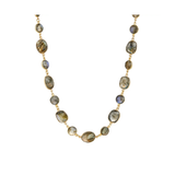 Gemstone Bezel Necklace