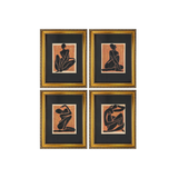 Orange Poses Art