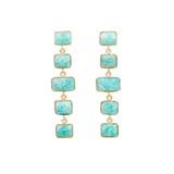 Amazonite Statement Earrings