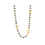 Labradorite Rondelle Necklace