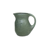 Matte Teal Stoneware Pitcher