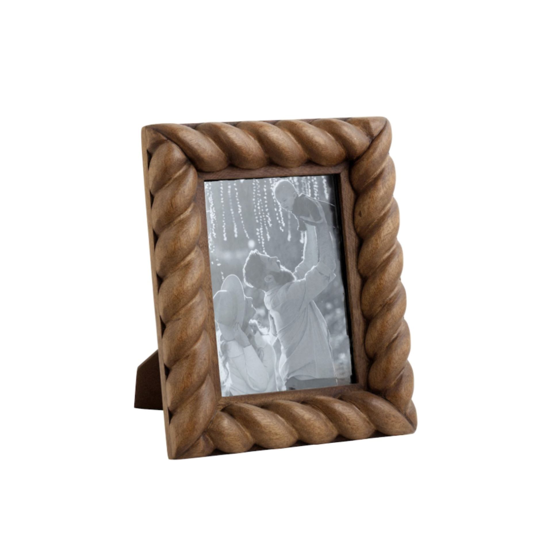 Large Twisted Wood Frame – Accent Prone