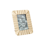 Mini Ruffled Brass Frame