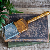 Brass Paintbrush Magnifying Glass