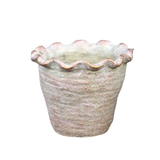 Copper Ruffle Vase
