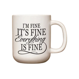 Square Coffee Mug: Fun Saying