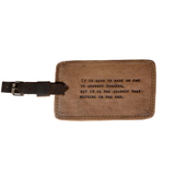 Leather Luggage Tag