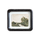 Distressed Wood Framed Art