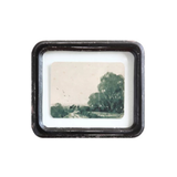 Distressed Wood Framed Art