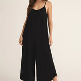 Textured Flared Jumpsuit