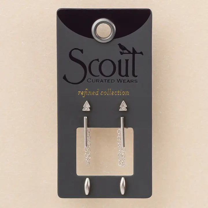 Refined Stud Trio