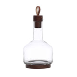 Glass Carafe with Wooden Base