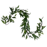 Artificial Green Seeded Willow Eucalyptus Garland