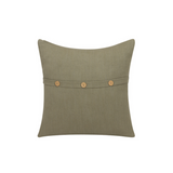 Cargo Olive Button Pillow