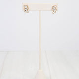 Hugo Crystal Drop Earrings