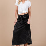 Macie Mineral Washed Skirt