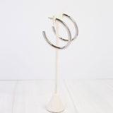 Messina Oval Hoop Earrings