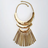 Tassel Chain Collar Necklace