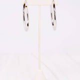 Arden Satin Hoop Earrings
