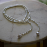 Pearl Lariat Necklace