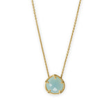 Pear Chalcedony Necklace