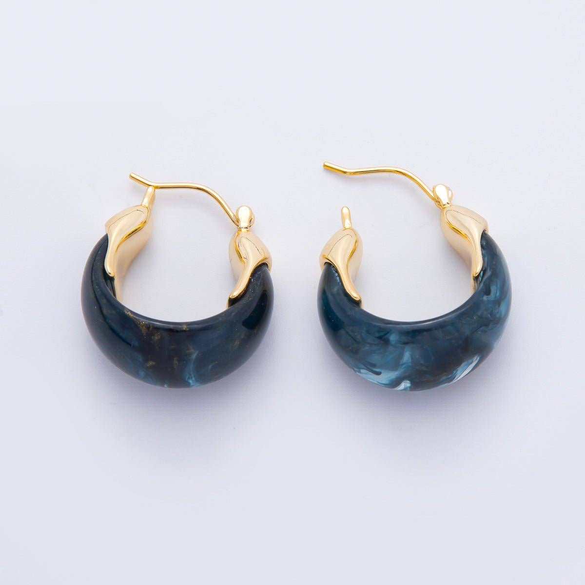 Molten Latch Hoops Earrings