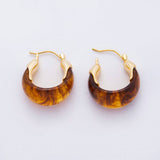 Molten Latch Hoops Earrings
