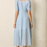 Baby Blue Midi Dress