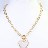 Ainsley Heart Toggle Necklace