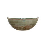 Aqua Stoneware Berry Bowl