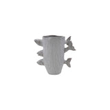 White Fish Vase