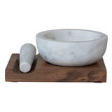 Acacia Mortar & Pestle