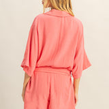 Bella Pink Romper