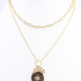 Astrid Abalone Charm Necklace