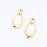 Emilia Oval Door Knocker Earrings