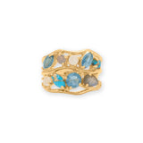 Multi Stone Cluster Ring