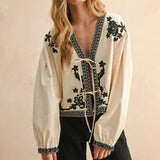 Roane Floral Patch Top