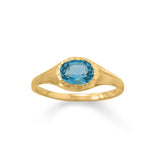 Blue Topaz Ring
