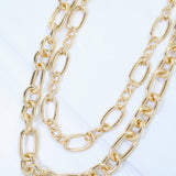 Glens Falls Layered Link Necklace
