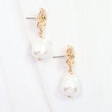 Eloise Baroque Pearl Drop Earrings