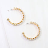 Holdenville Crystal Hoop Earrings