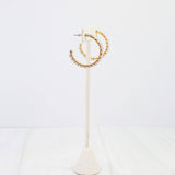 Holdenville Crystal Hoop Earrings