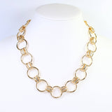 Amie Round Link Necklace