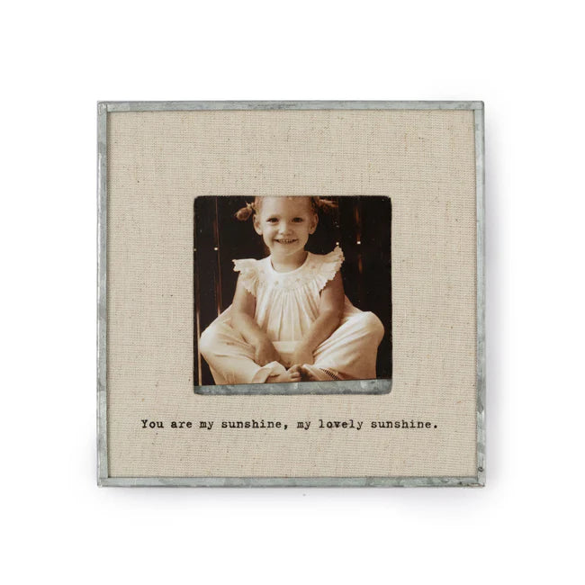 4x6 Linen Photo Frame (Various Sayings)