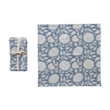 Blue Flower Print Napkins